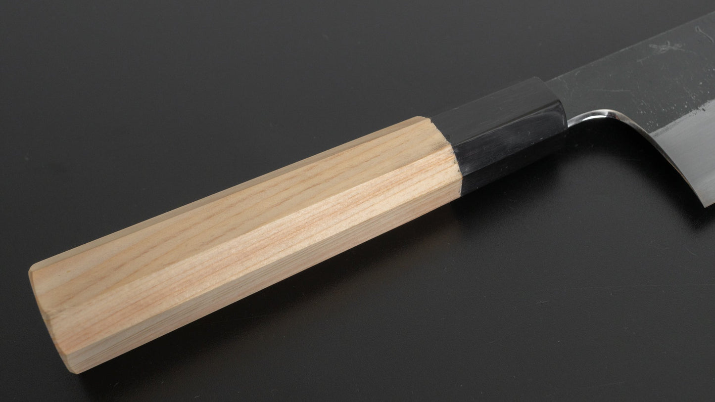 Hitohira Togashi White #2 Kurouchi Bunka Hinoki Cypress Handle - HITOHIRA