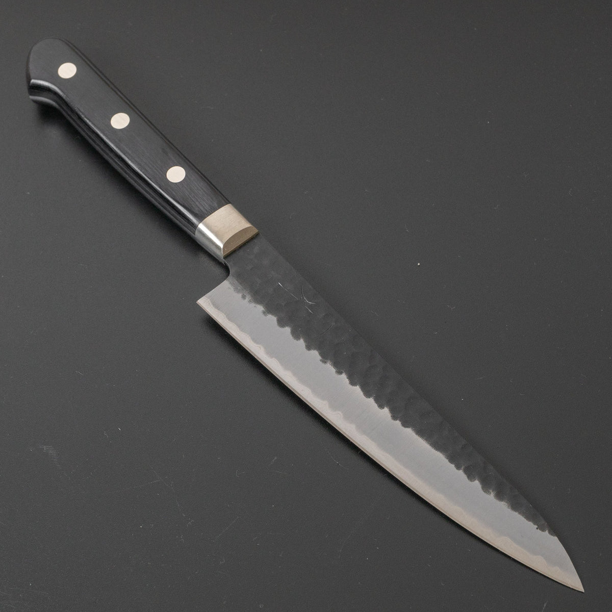 Hitohira Futana SB Kuro Tsuchime Petty 135mm Pakka Handle | HITOHIRA