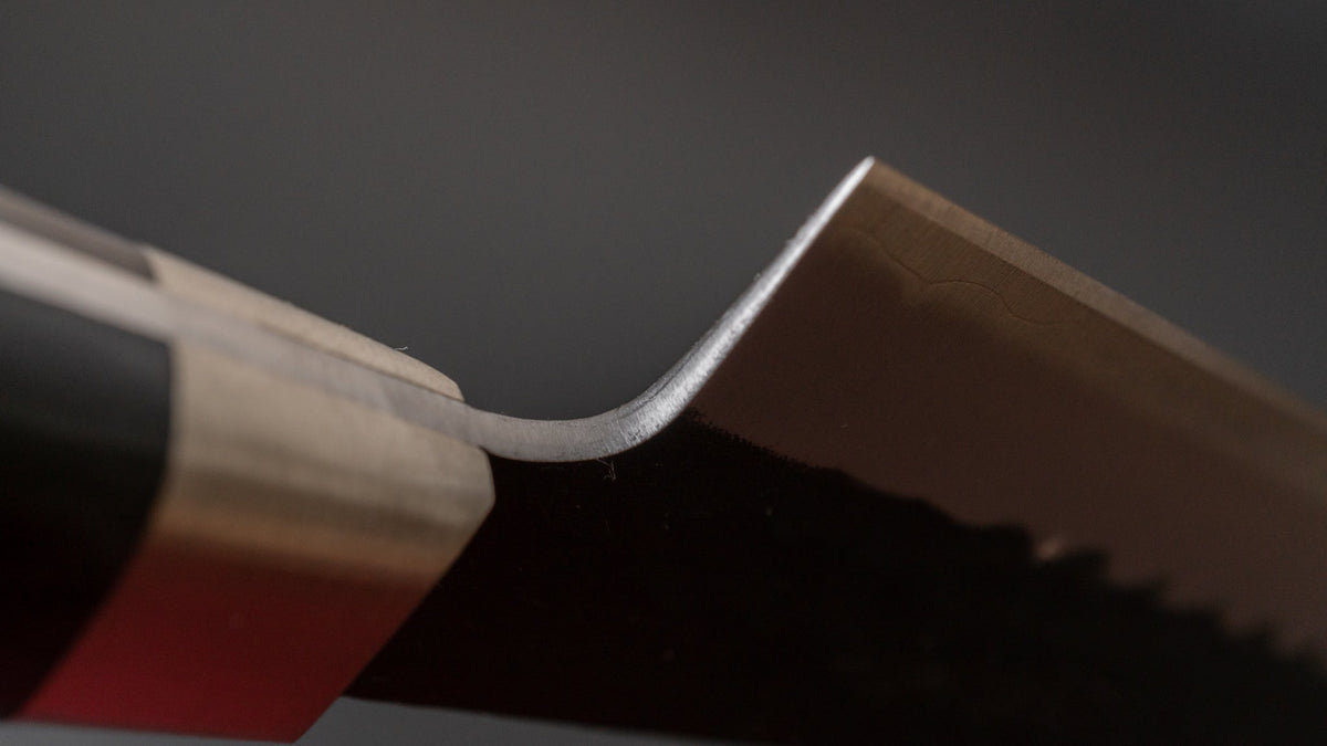 Hitohira Futana SB Kuro Tsuchime Petty 135mm Pakka Handle | HITOHIRA