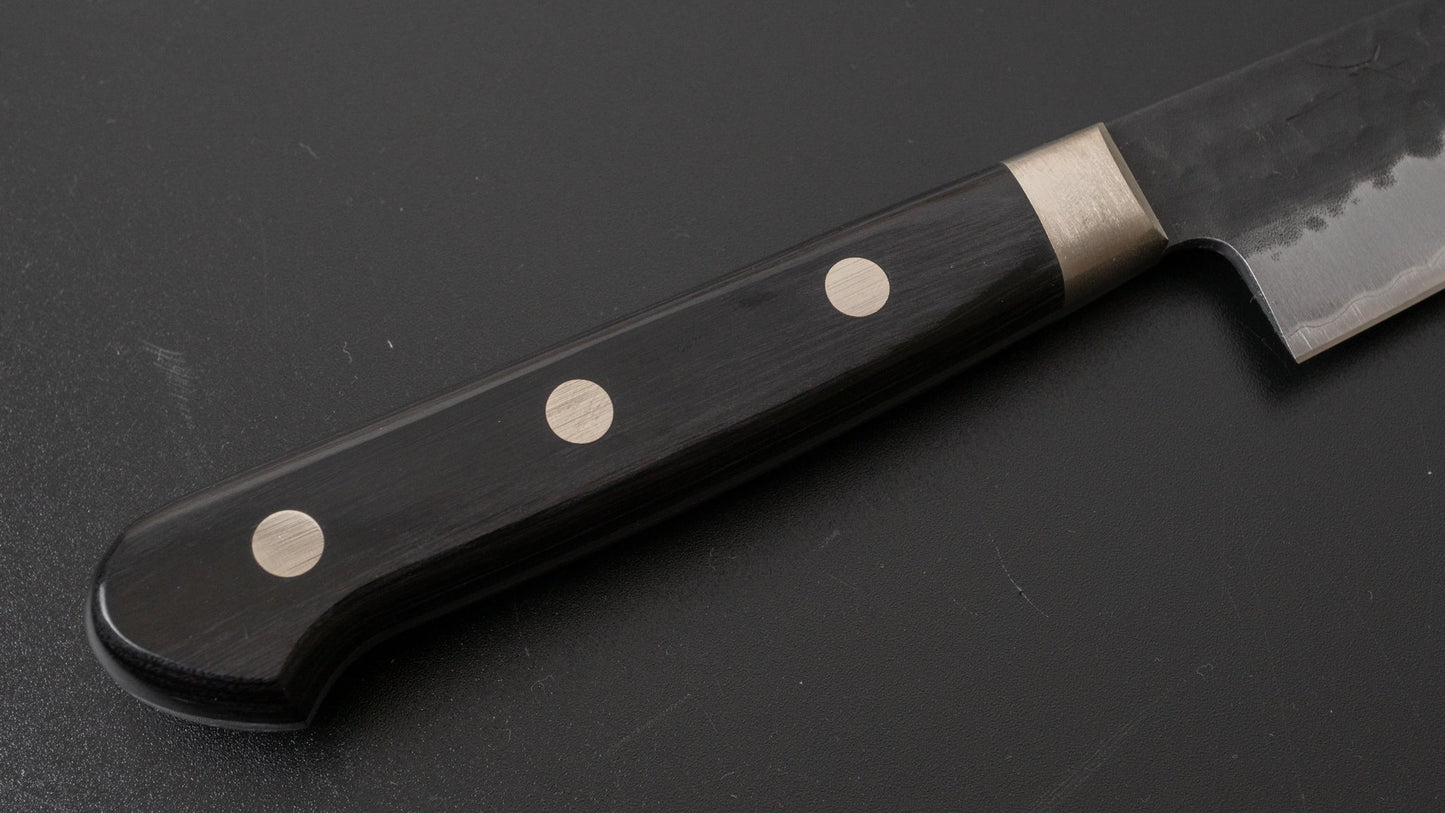 Hitohira Futana SB Kuro Tsuchime Petty 135mm Pakka Handle | HITOHIRA