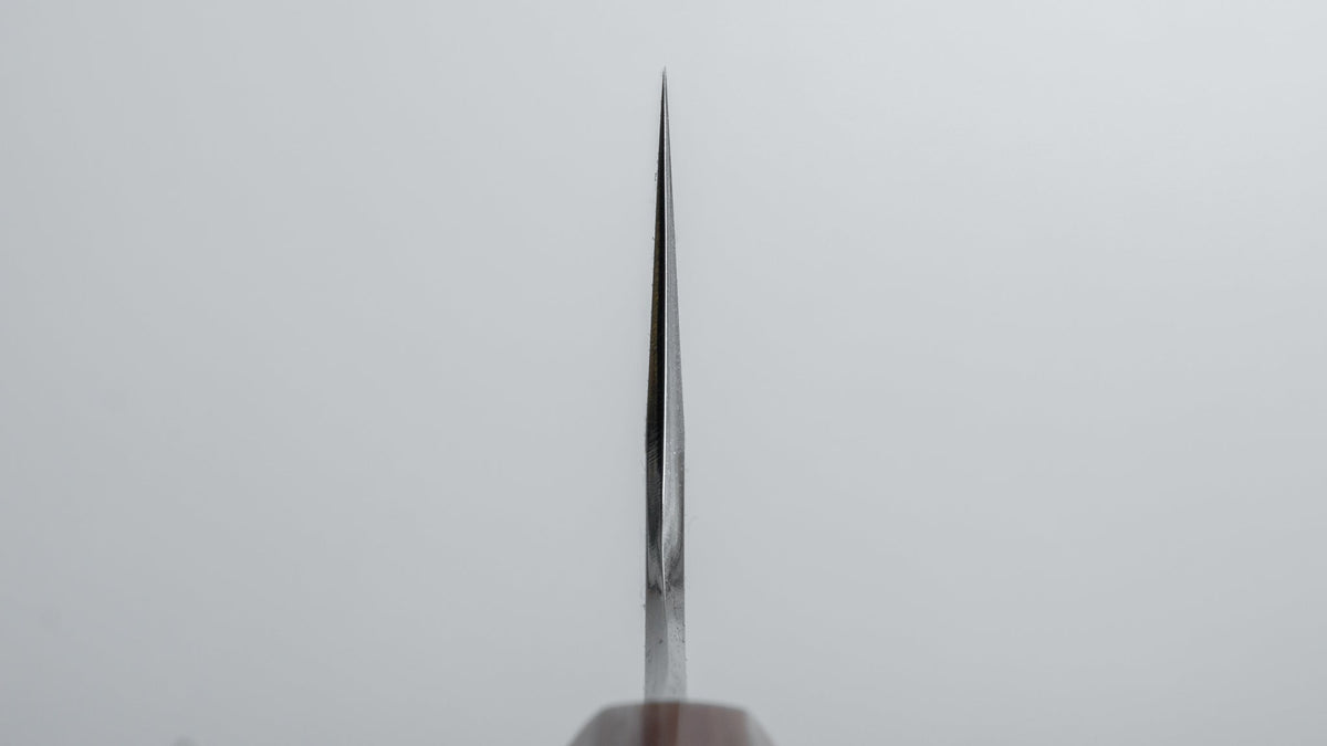 Hitohira Togashi White #1 Stainless Clad Kiritsuke Gyuto 240mm Taihei Ebony Handle (Mirror Polished) - HITOHIRA
