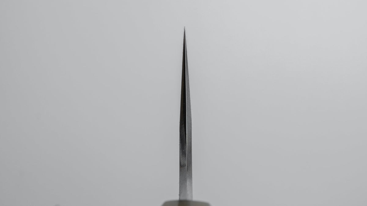 Hitohira Togashi White #1 Stainless Clad Kiritsuke Gyuto 210mm Taihei Ebony Handle (Mirror Polished) - HITOHIRA
