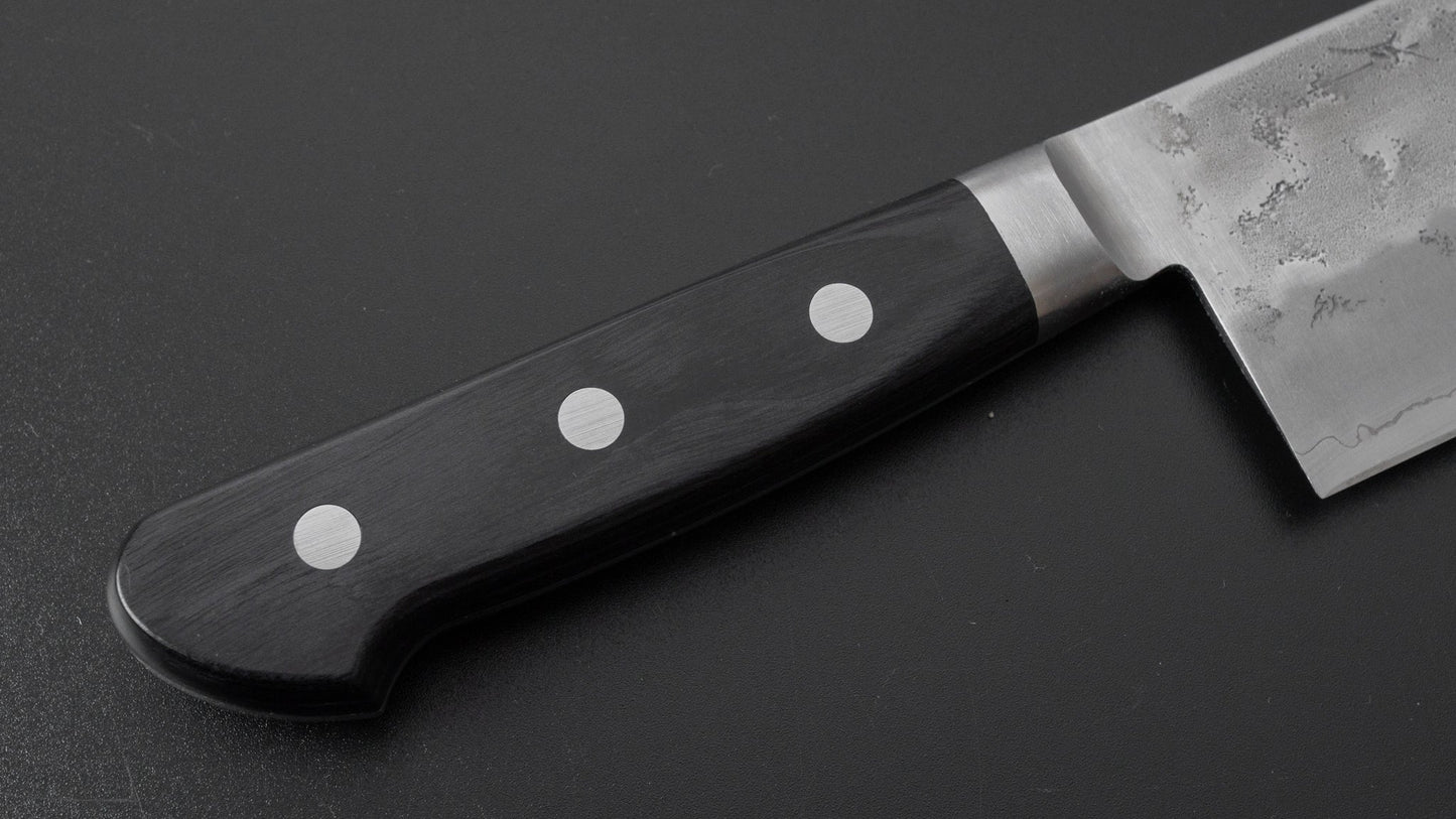 Hitohira Futana S3 Nashiji Nakiri 165mm Pakka Handle | HITOHIRA