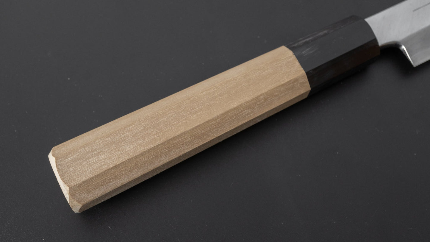 Hitohira Kikuchiyo Manzo Blue #2 Sakimaru Takobiki 240mm Ho Wood Handle (Saya) - HITOHIRA