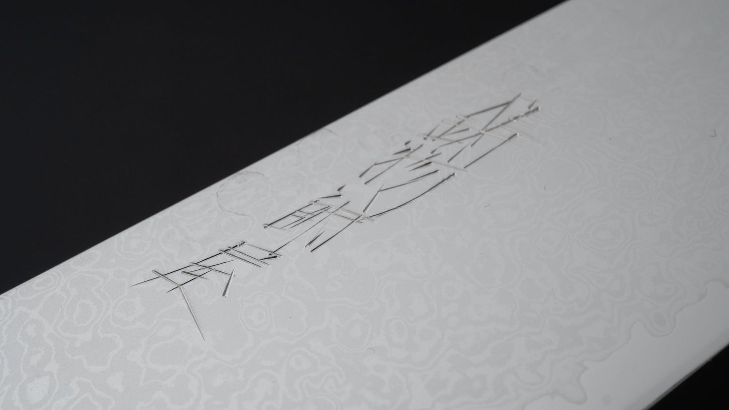 Hitohira Imojiya TH Damascus Santoku 180mm Fusion Tagayasan Handle - HITOHIRA