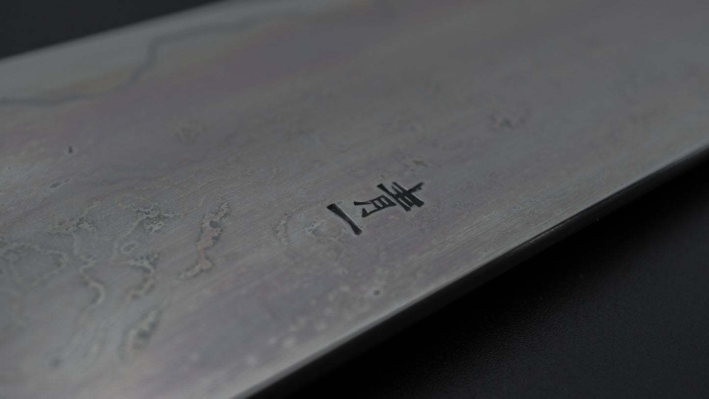 Takada no Hamono Blue #1 Damascus Gyuto 240mm Ebony Handle - HITOHIRA