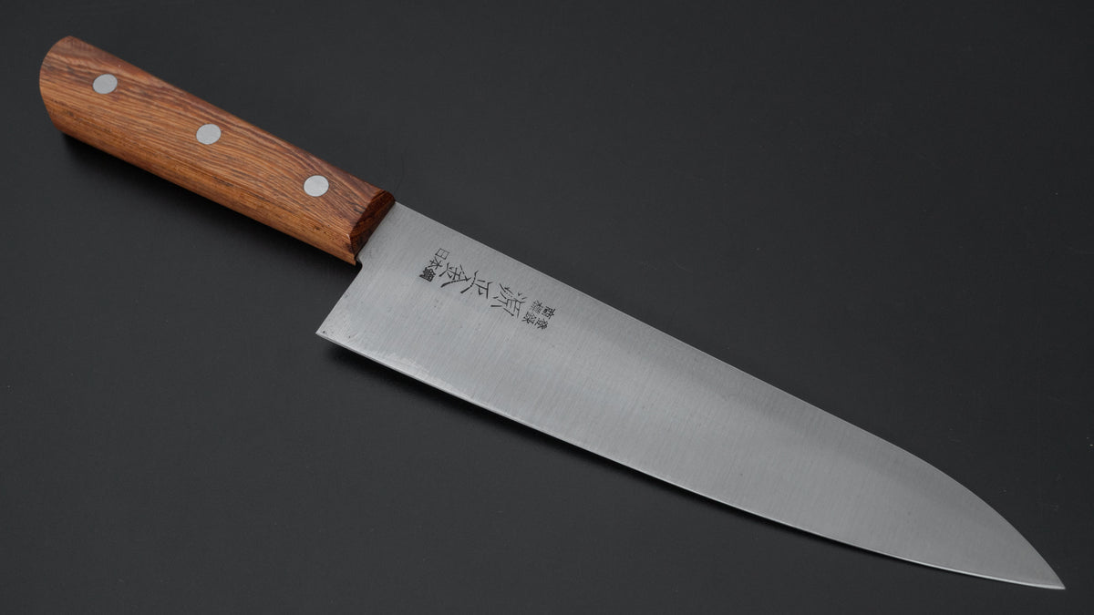 Masakane Vintage SK Gyuto 195mm Tagayasan Handle (No Bolster) - HITOHIRA