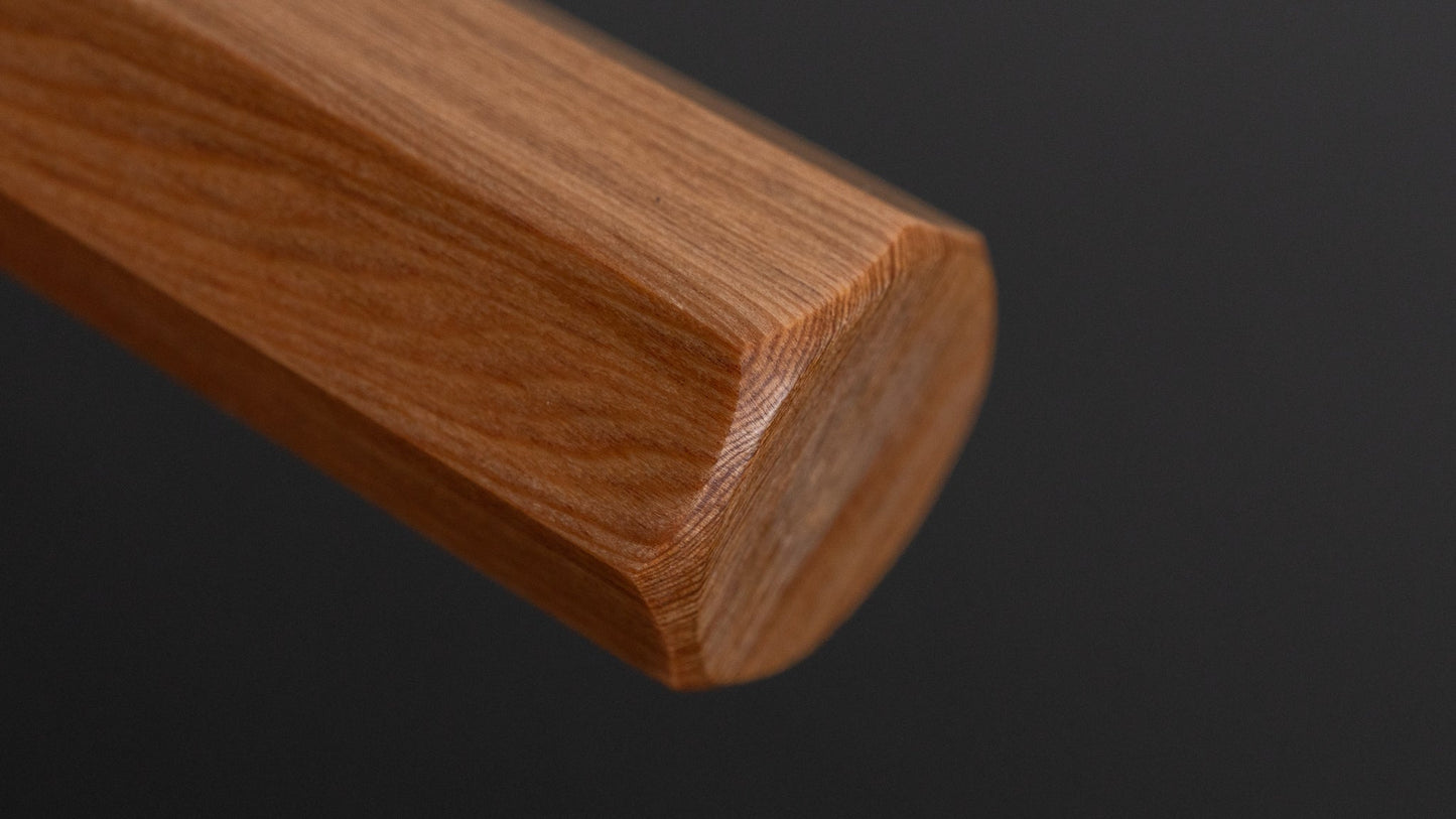 Taihei Custom Yakusugi Cedar Octagonal Handle (Sujihiki/ Yanagiba 300mm) - HITOHIRA