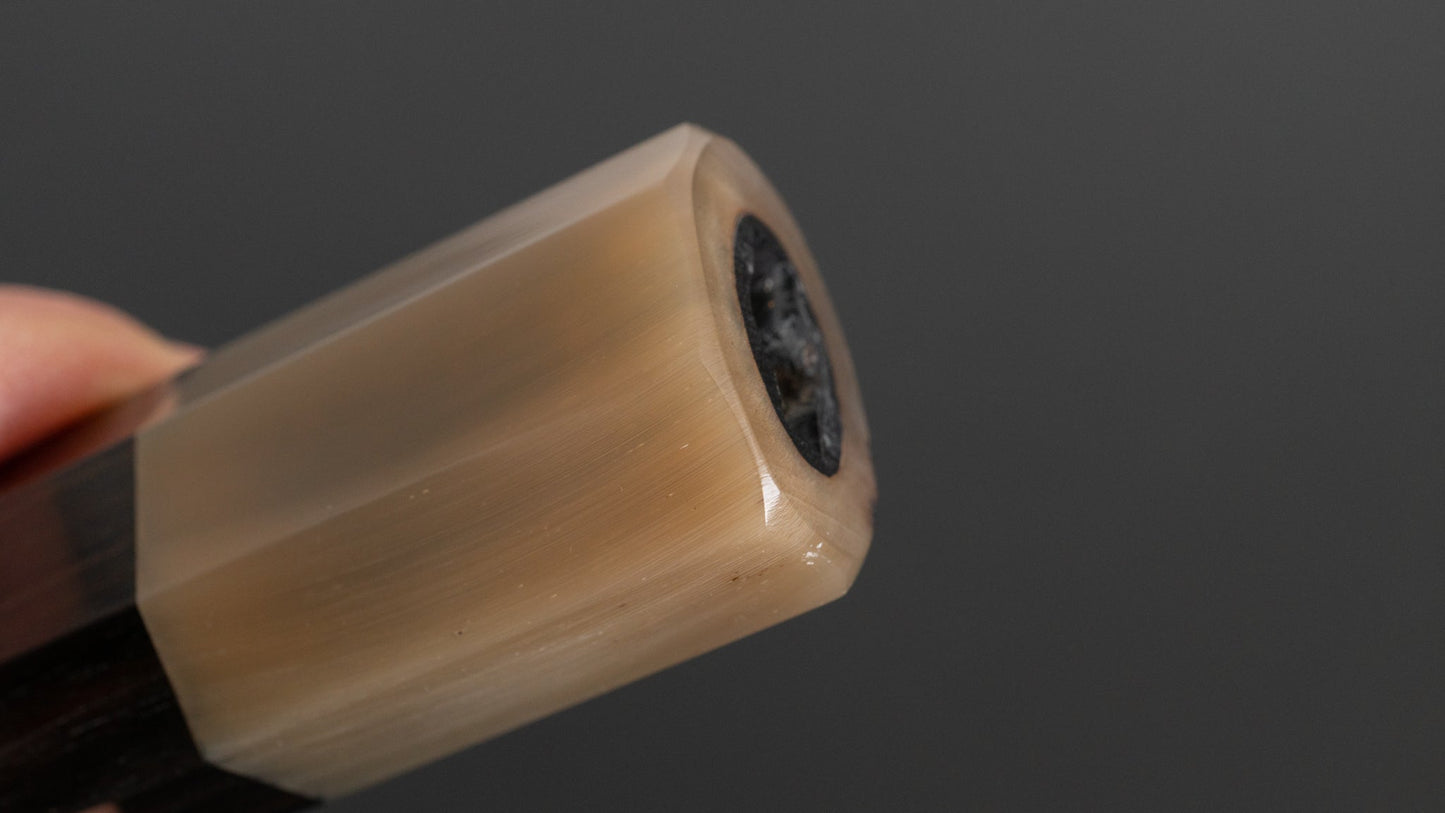 Taihei Makassar Ebony Octagonal Handle (Usuba 210mm) - HITOHIRA