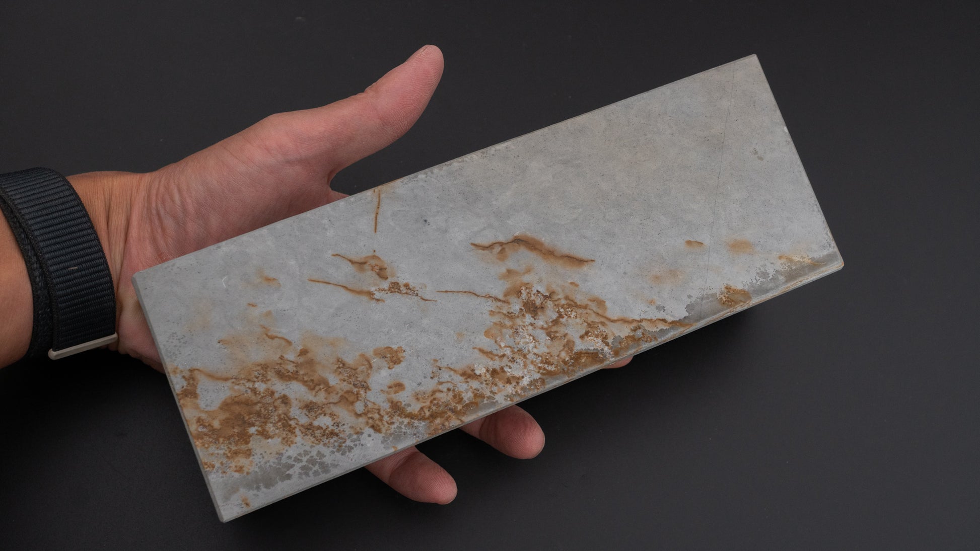 Hitohira Picked Shobudani Suita Natural Stone (No.0072)