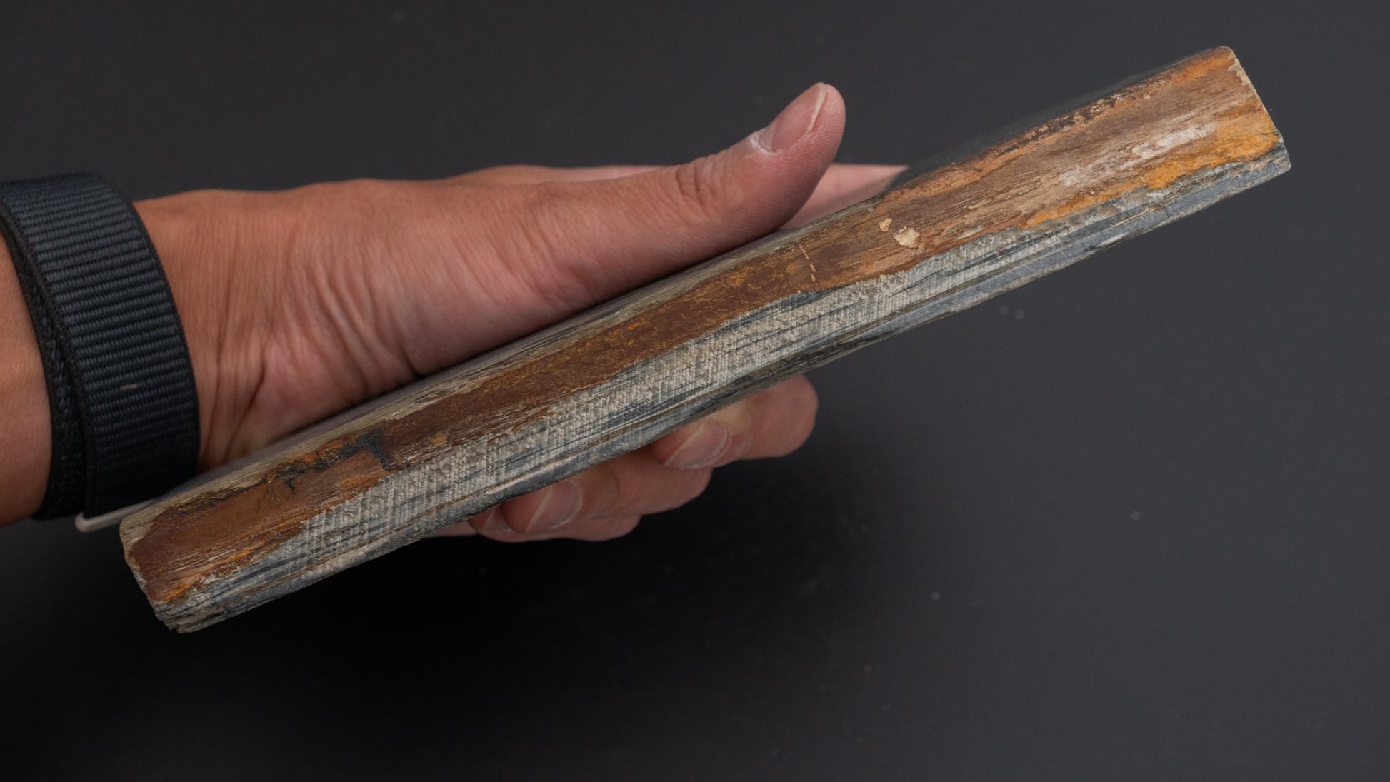 Hitohira Picked Karasu Natural Stone Koppa (No.0075)