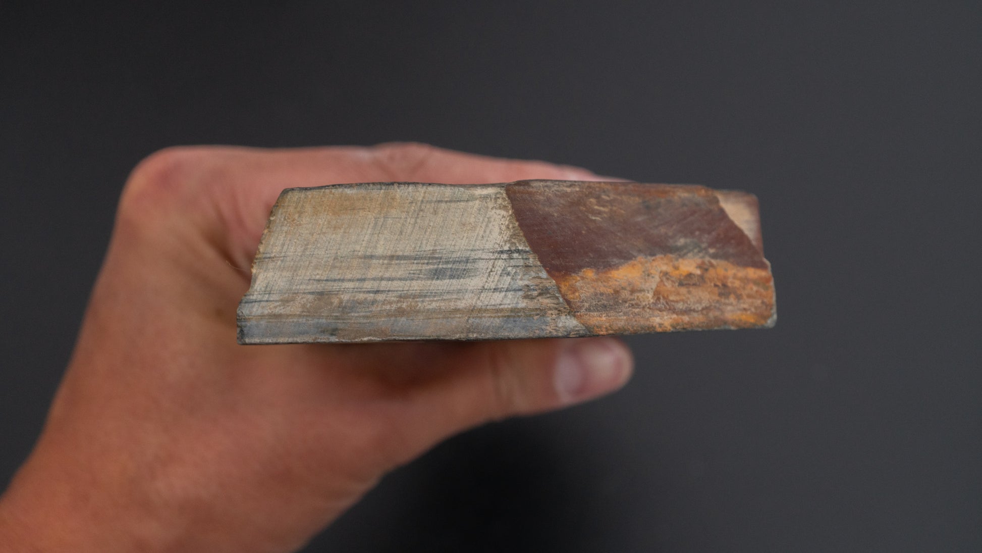 Hitohira Picked Karasu Natural Stone Koppa (No.0075)