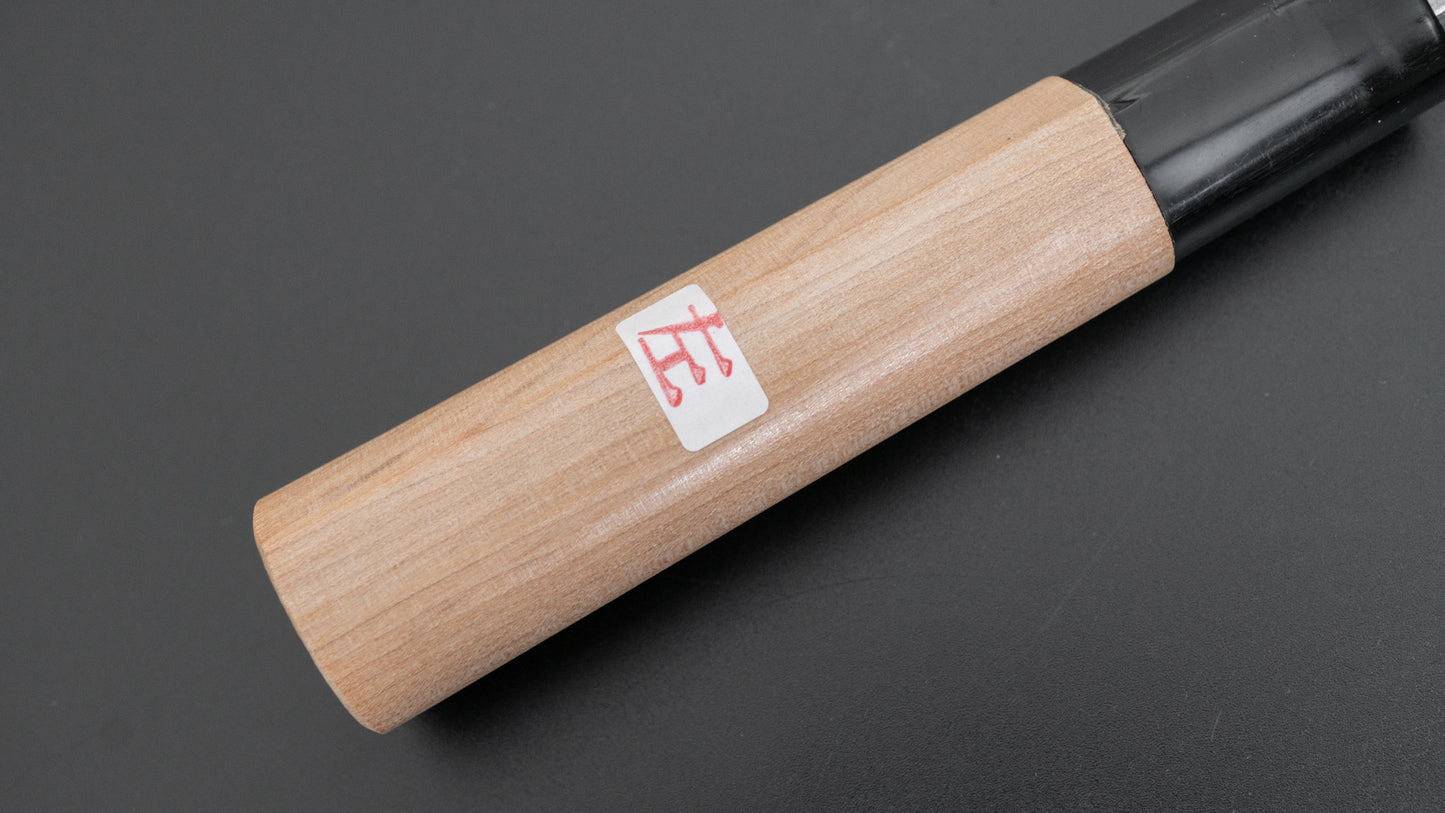 Morihei Yoshitomo Left-Handed Deba 105mm Poplar Handle - HITOHIRA