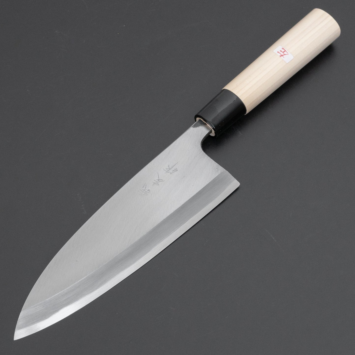 Morihei Yoshitomo Left-Handed Deba 180mm Poplar Handle - HITOHIRA