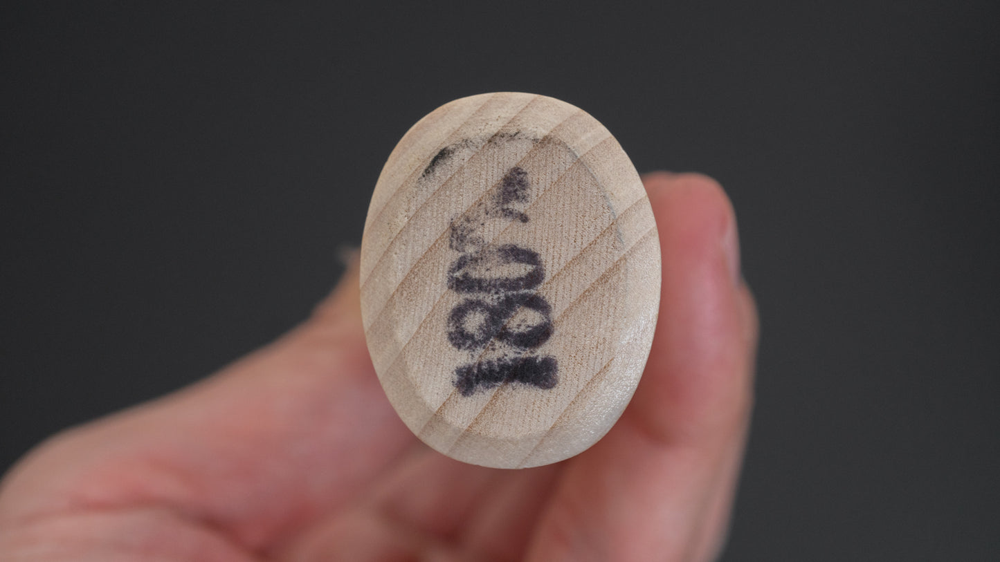 Morihei Yoshitomo Left-Handed Deba 180mm Poplar Handle - HITOHIRA