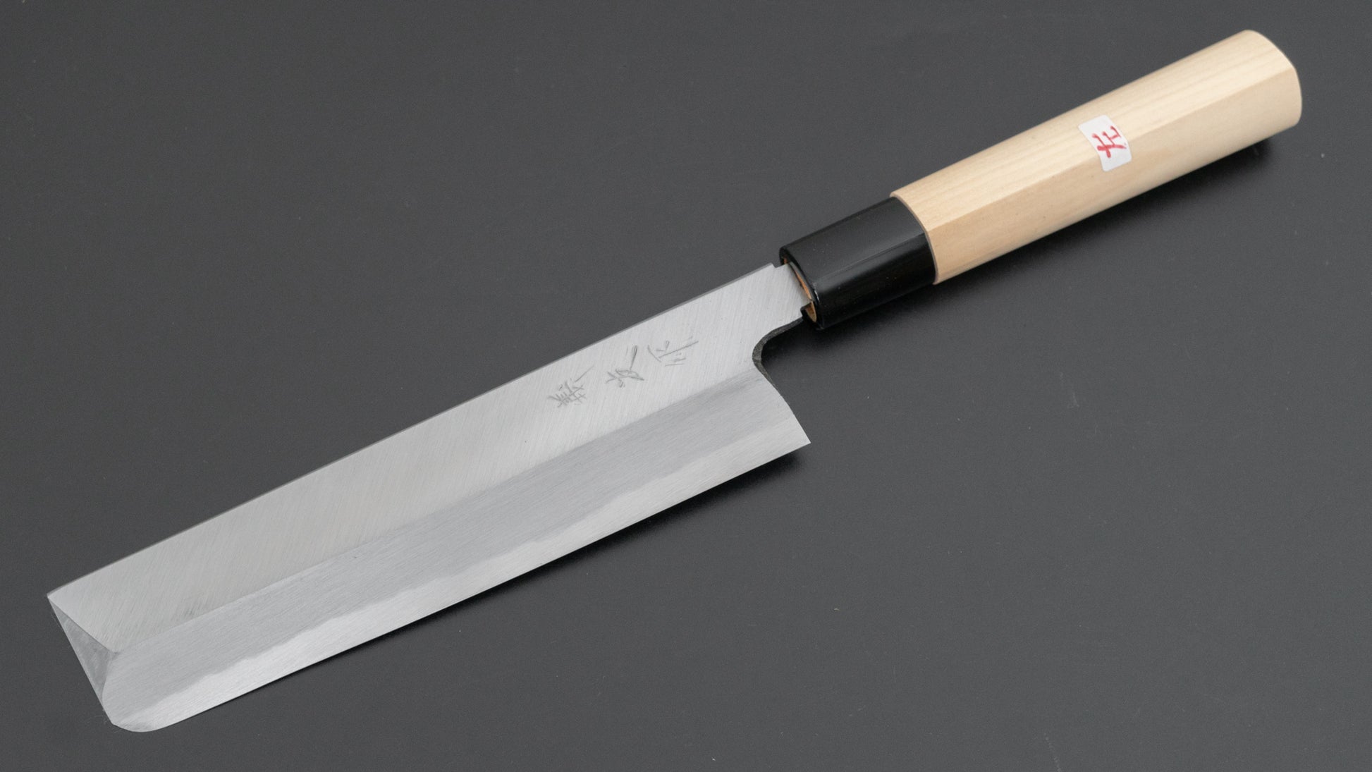 Morihei Yoshitomo Left-Handed Usuba 180mm Poplar Handle - HITOHIRA