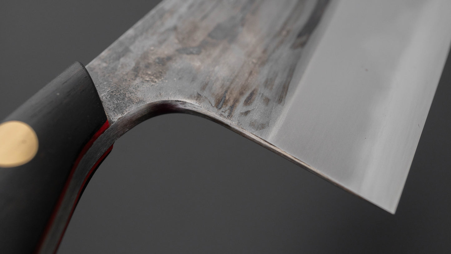 Jiro Tsuchime Yo Santoku 165mm Ebony Handle (#764)