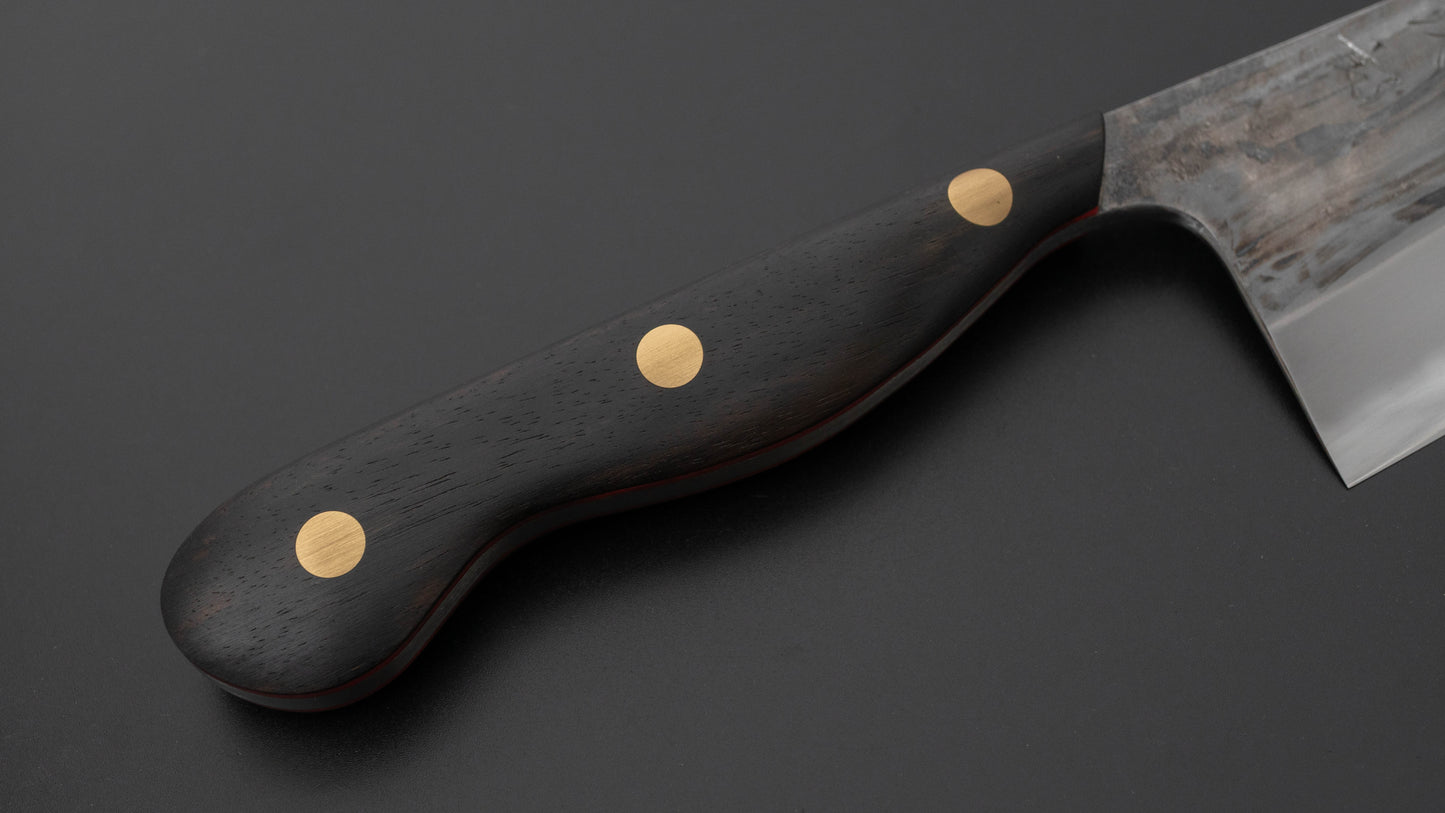 Jiro Tsuchime Yo Santoku 165mm Ebony Handle (#764)