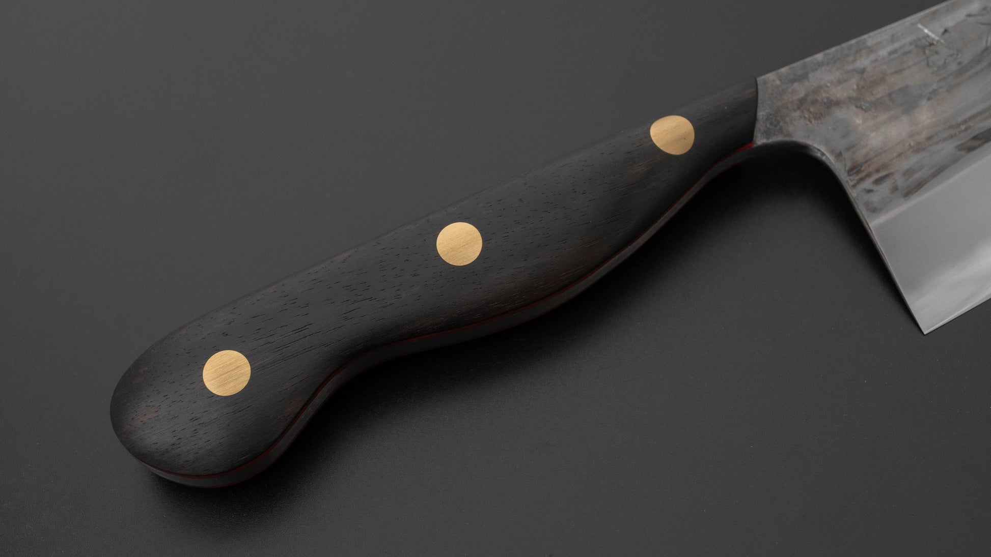 Jiro Tsuchime Yo Santoku 165mm Ebony Handle (#764)