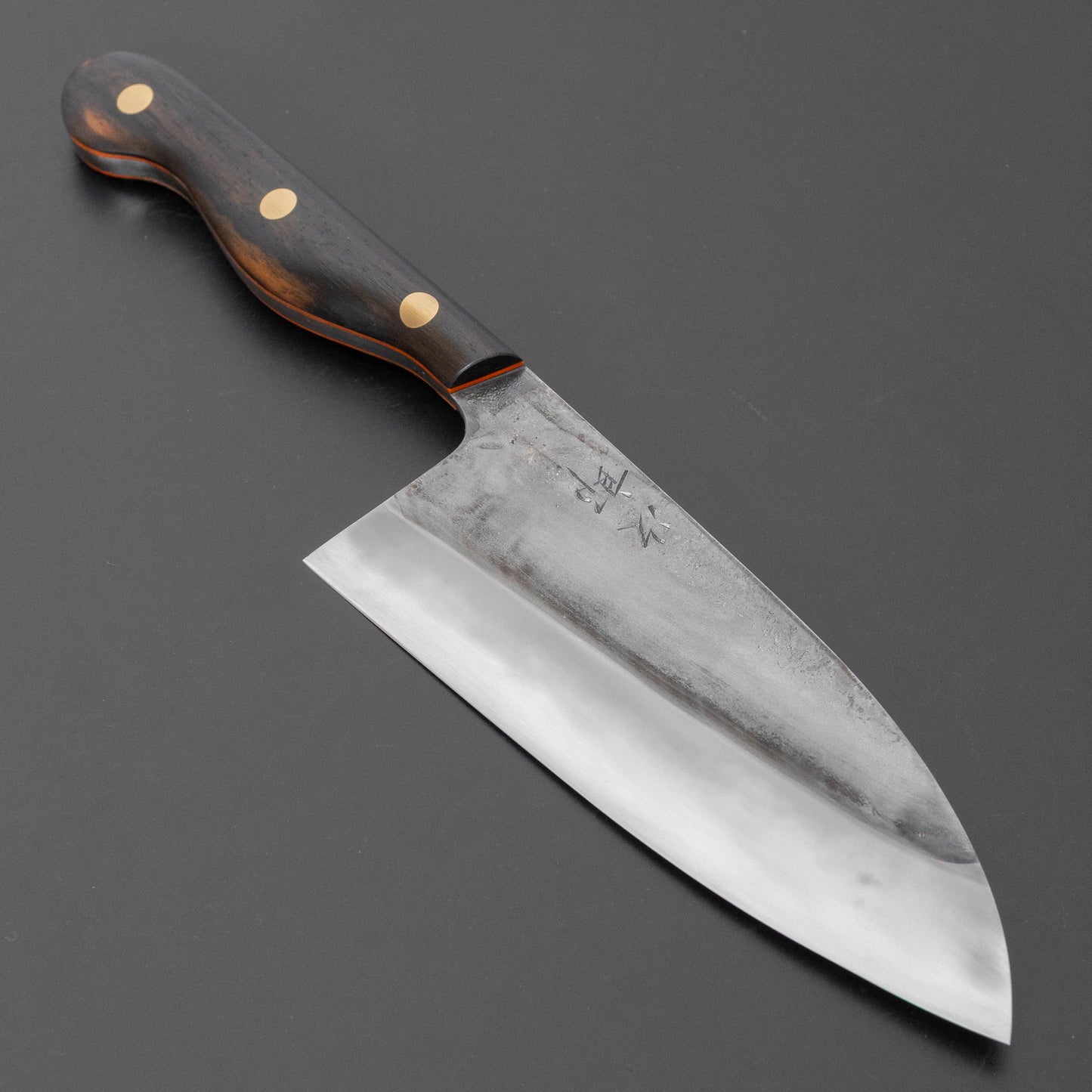 Jiro Tsuchime Yo Santoku 165mm Ebony Handle (#765)