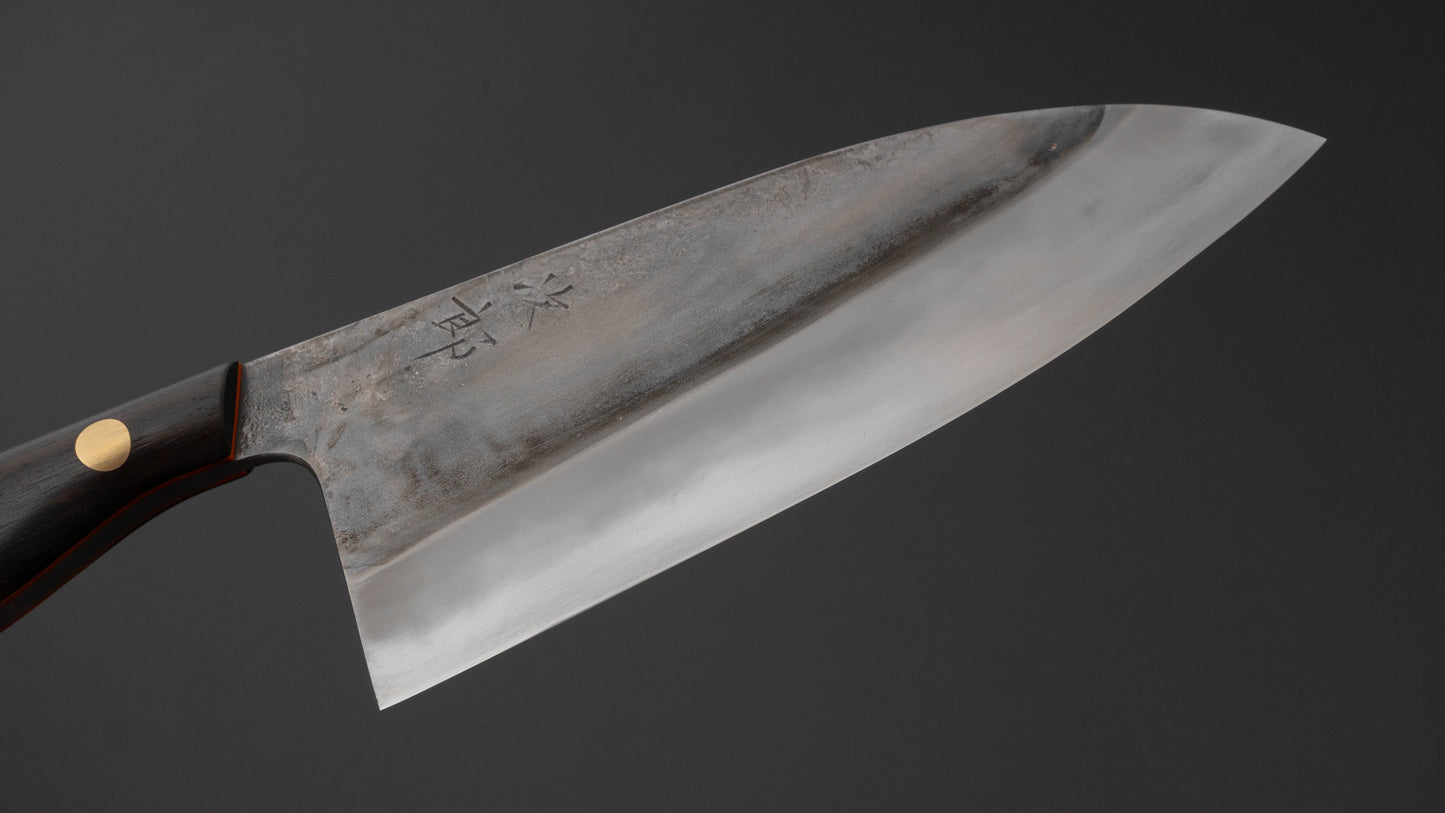 Jiro Tsuchime Yo Santoku 165mm Ebony Handle (#765)
