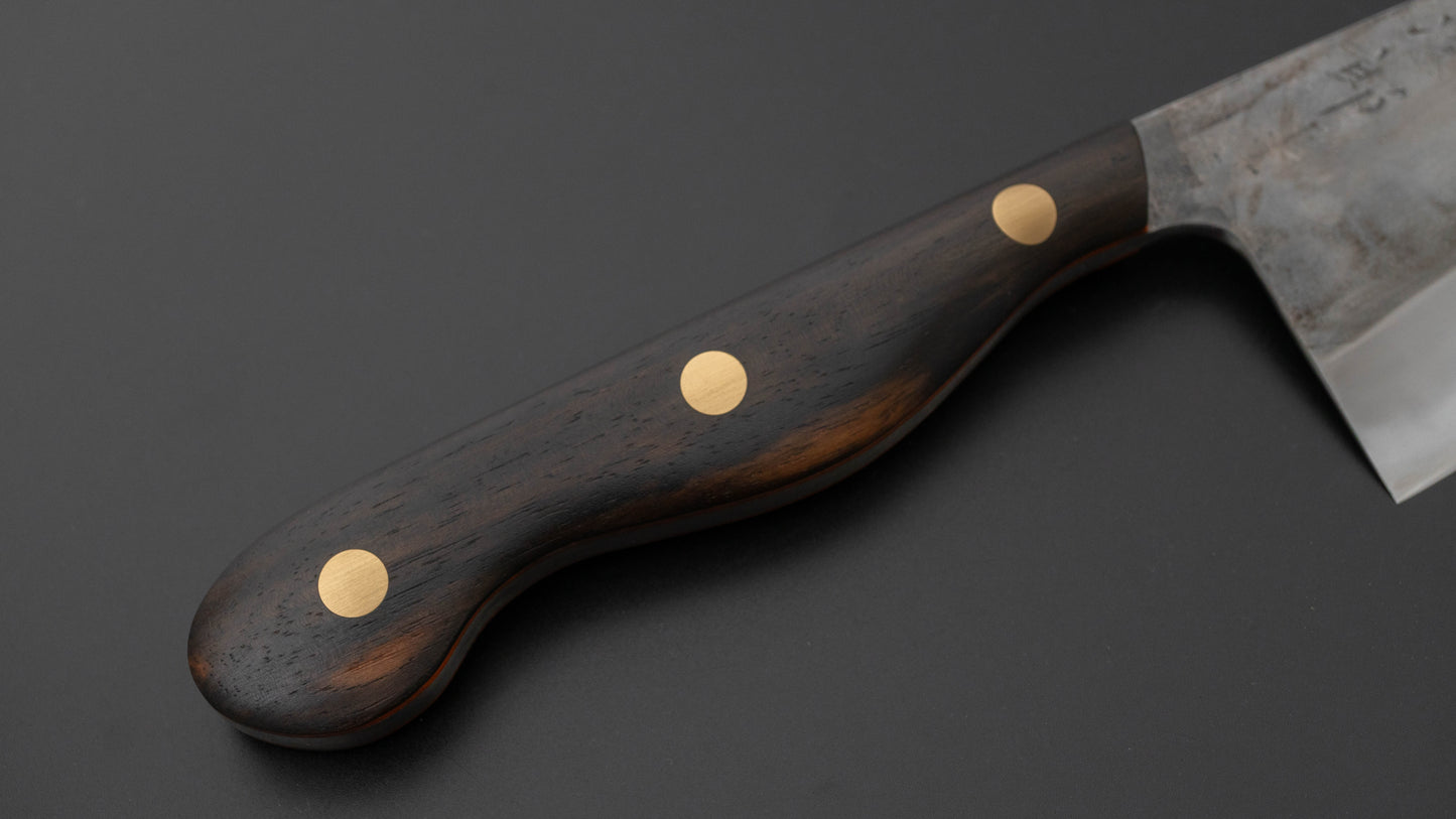 Jiro Tsuchime Yo Santoku 165mm Ebony Handle (#765)