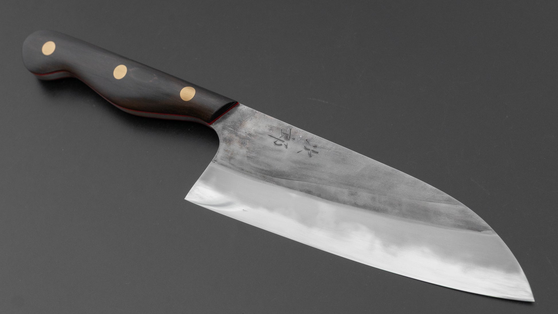 Jiro Tsuchime Yo Santoku 165mm Ebony Handle (#766)
