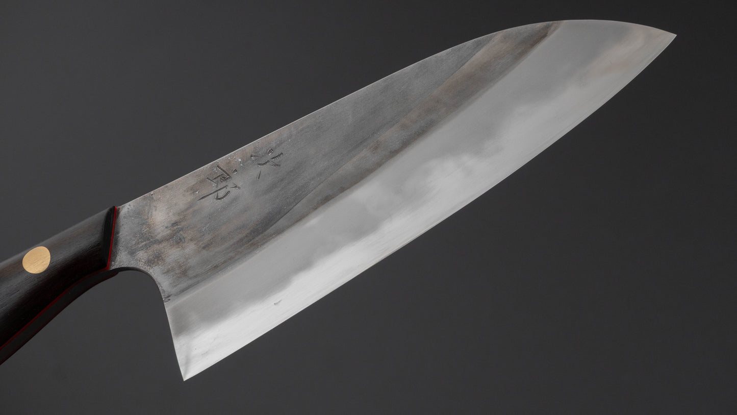 Jiro Tsuchime Yo Santoku 165mm Ebony Handle (#766)
