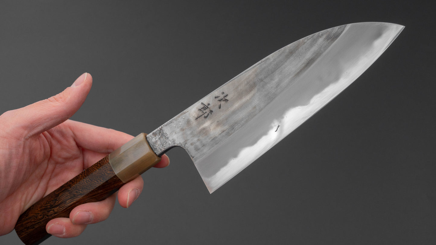 Jiro Tsuchime Wa Santoku 165mm Taihei Tagayasan Handle (Discount/ #771)