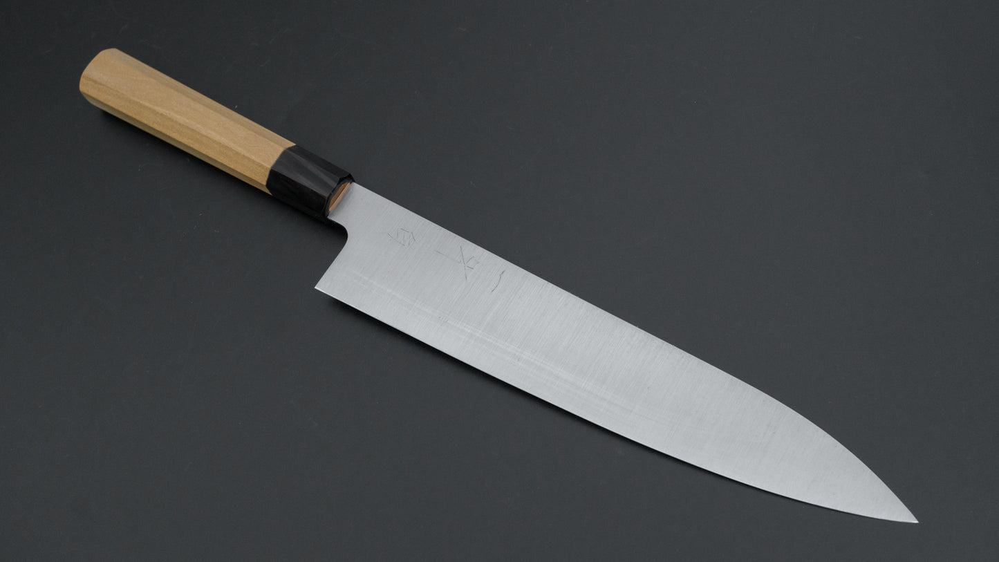 Hitohira Ashi White #2 Gyuto 270mm Ho Wood Handle