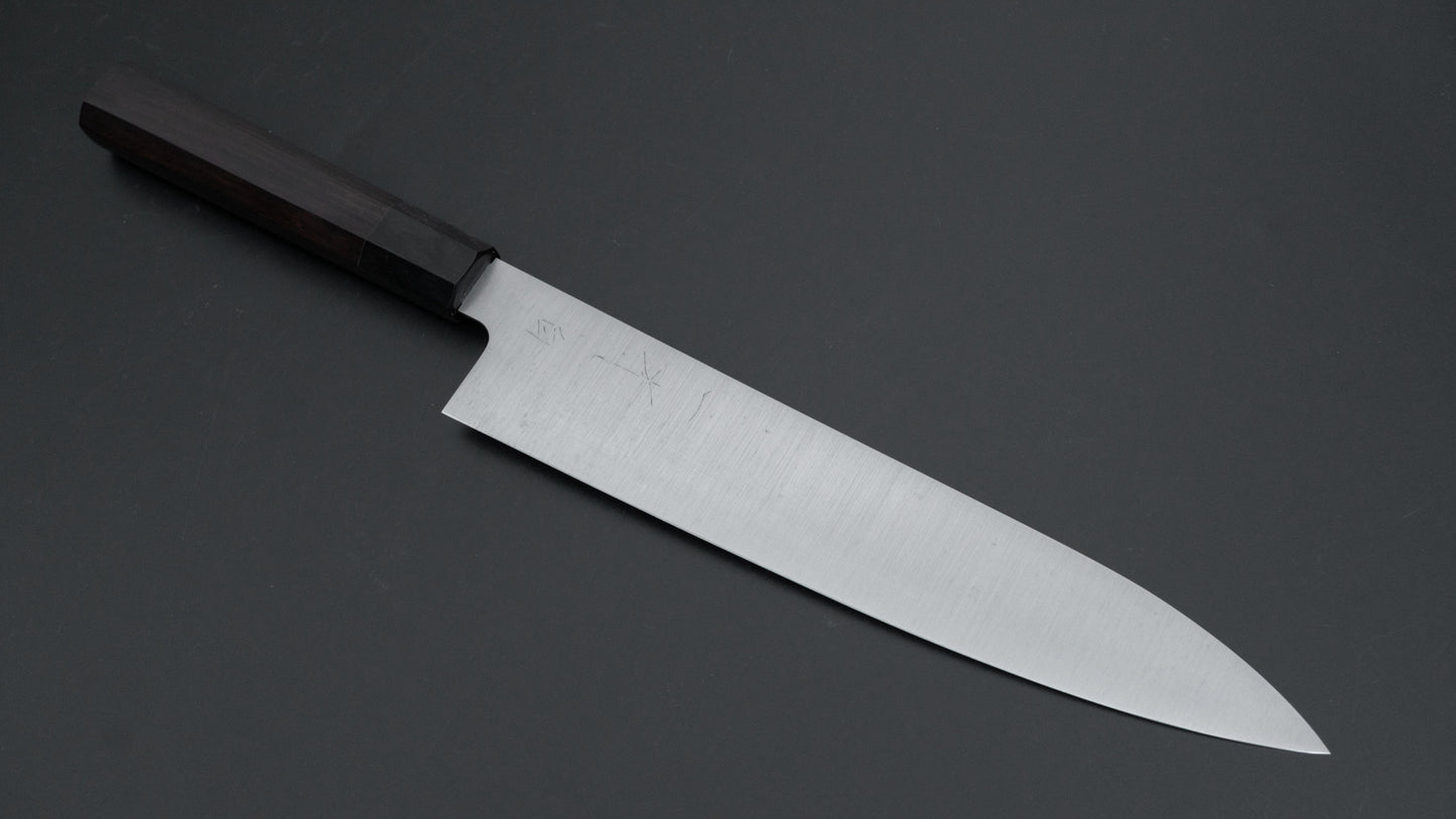 Hitohira Ashi White #2 Gyuto 270mm Ebony Handle