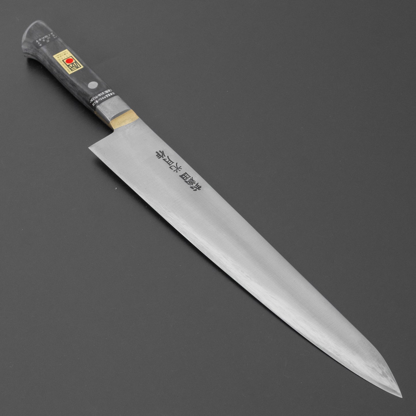 Kogetsu Carbon Sujihiki 300mm Pakka Handle