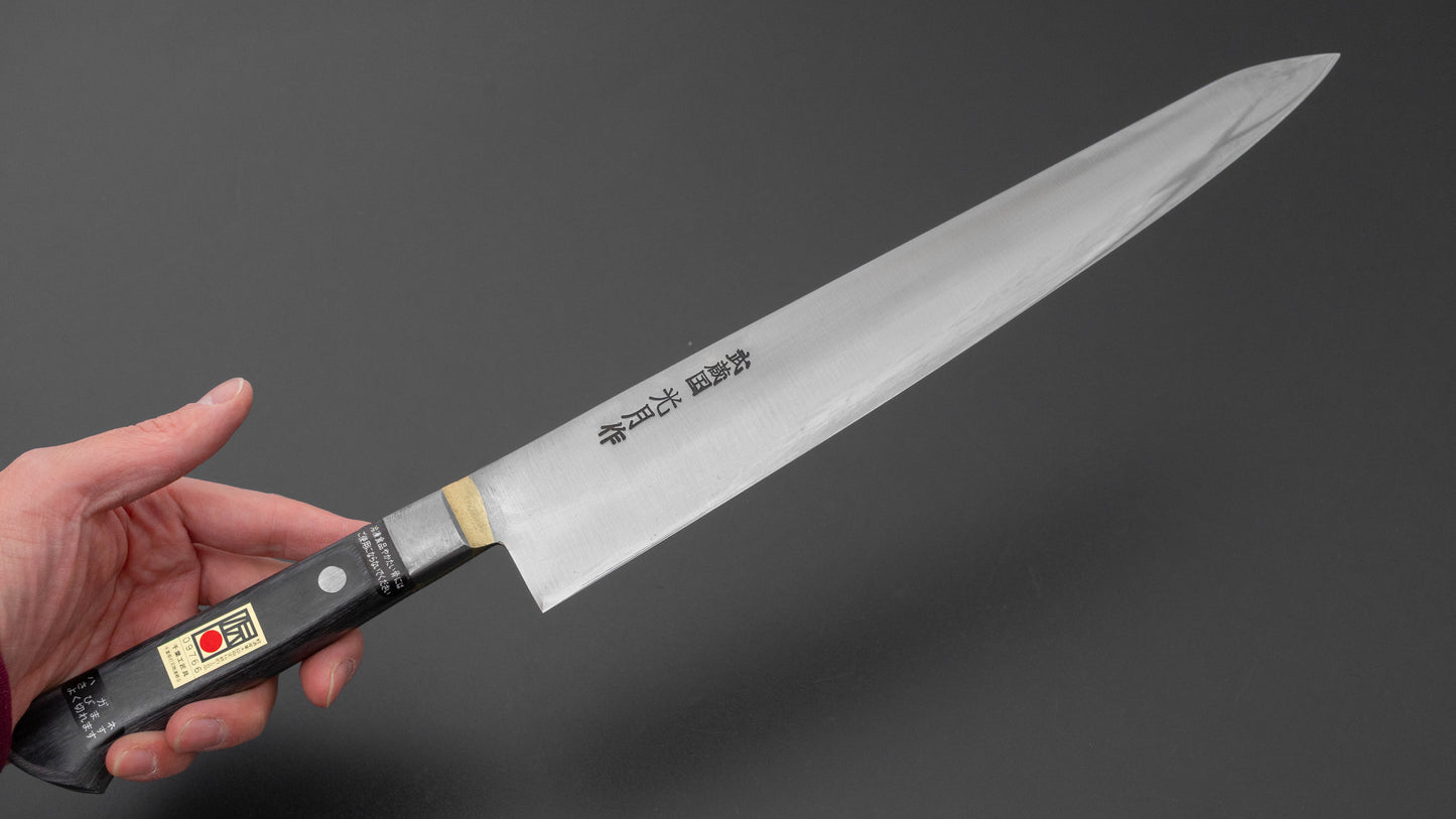 Kogetsu Carbon Sujihiki 300mm Pakka Handle