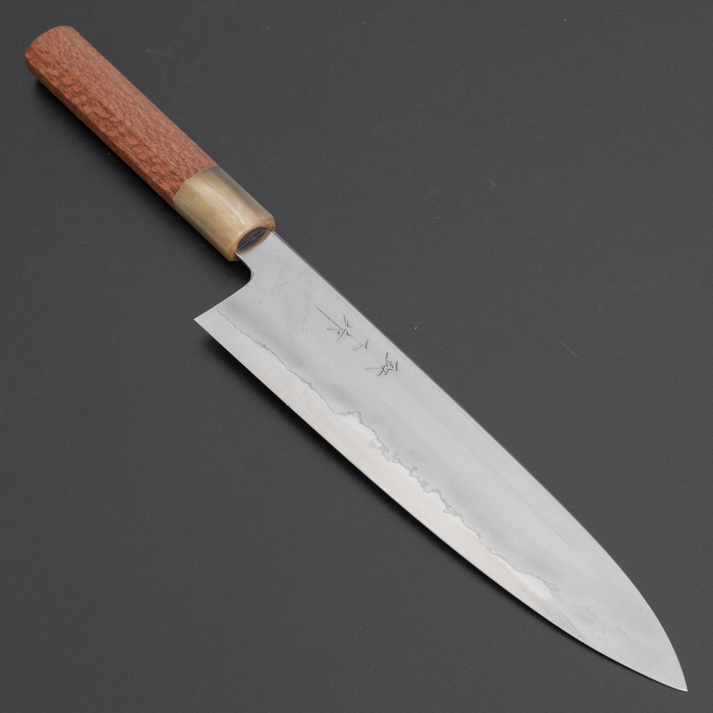 Tetsujin Silver #3 Ukiba Gyuto 240mm Lacewood Handle - HITOHIRA