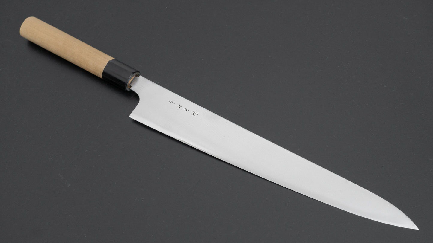 Hitohira KH Stainless Sujihiki 270mm Ho Wood Handle (D-Shape) - HITOHIRA