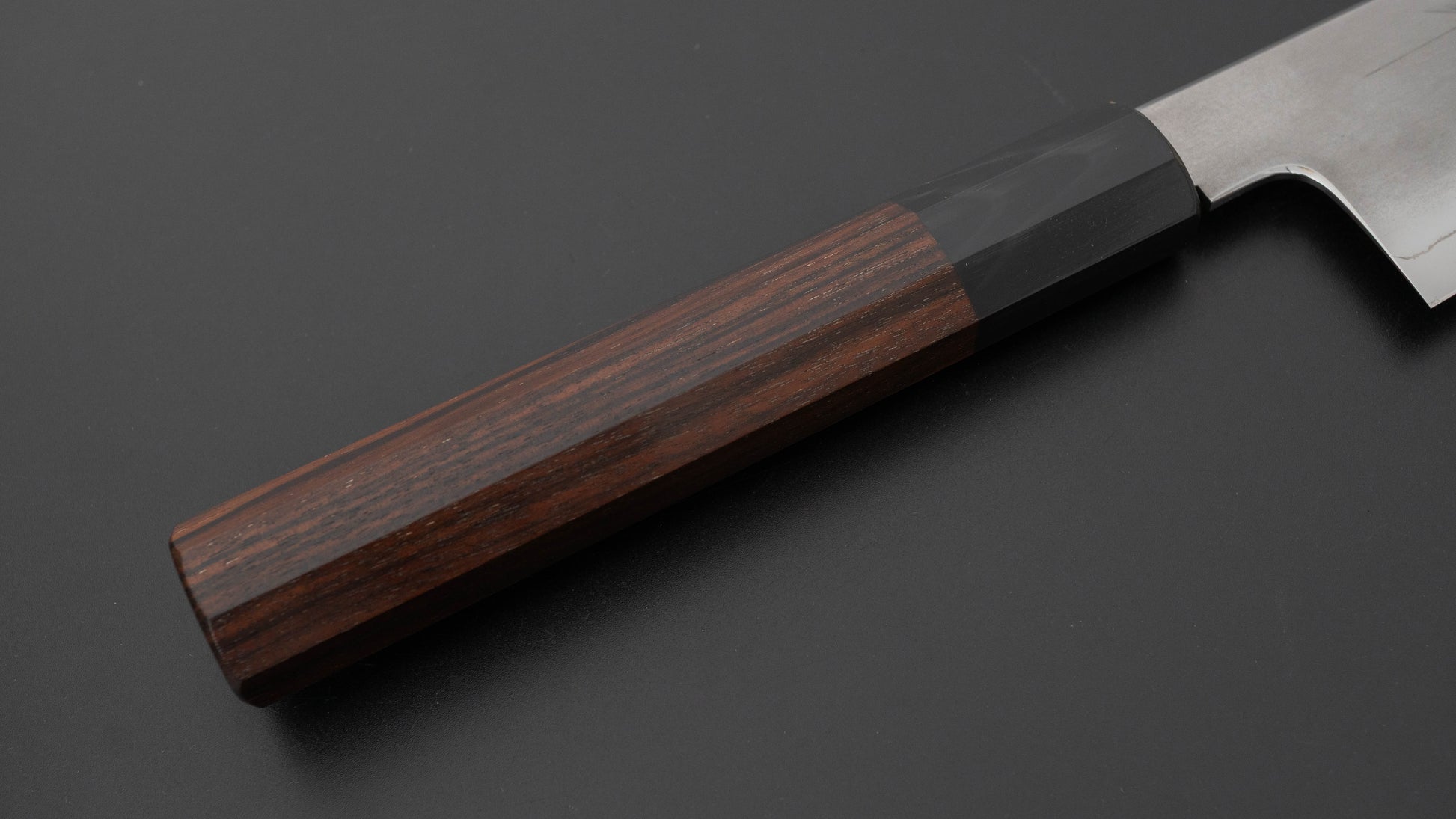 Tetsujin Silver #3 Kasumi Kiritsuke Gyuto 210mm Taihei Makassar Ebony Handle