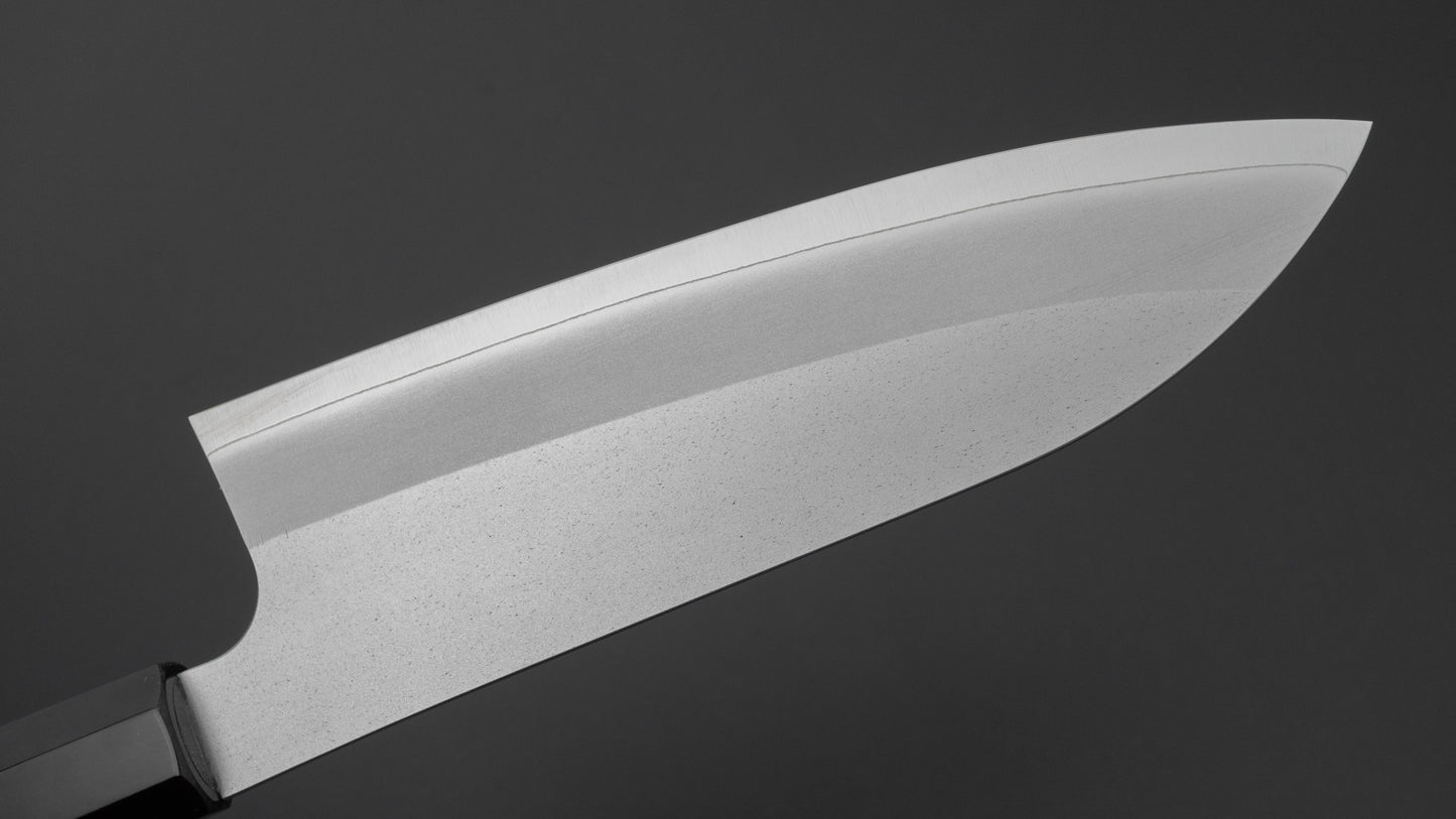 Hitohira Silver #3 Nashiji Santoku 165mm Ebony Handle