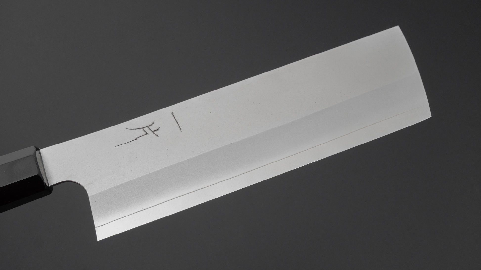 Hitohira Silver #3 Nashiji Nakiri 165mm Ebony Handle