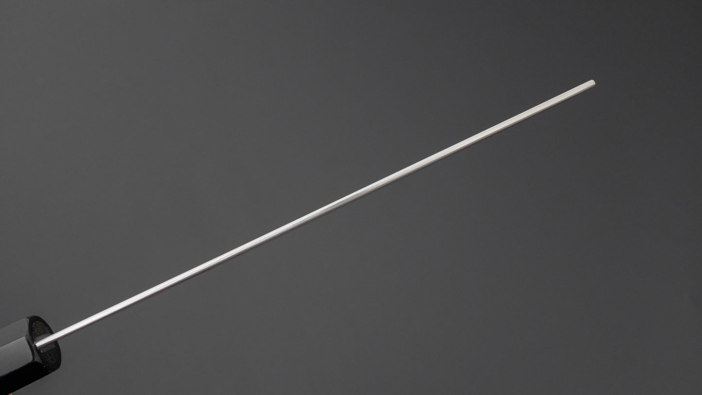 Hitohira Silver #3 Nashiji Nakiri 165mm Ebony Handle