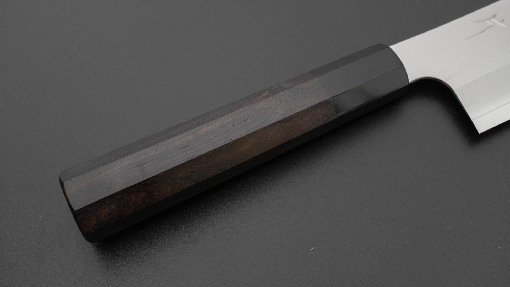 Hitohira Silver #3 Nashiji Nakiri 165mm Ebony Handle