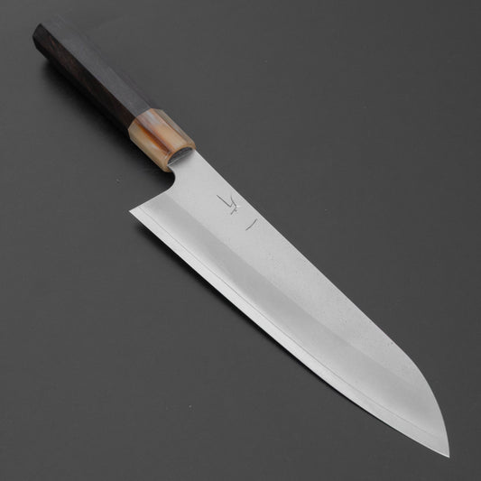 Hitohira Silver #3 Nashiji Gyuto 210mm Ebony Handle
