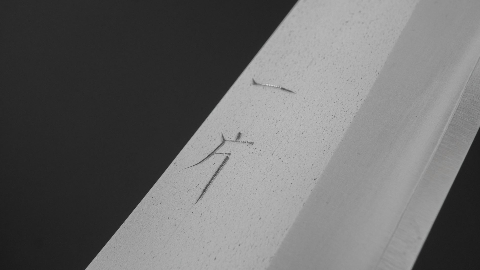 Hitohira Silver #3 Nashiji Gyuto 210mm Ebony Handle