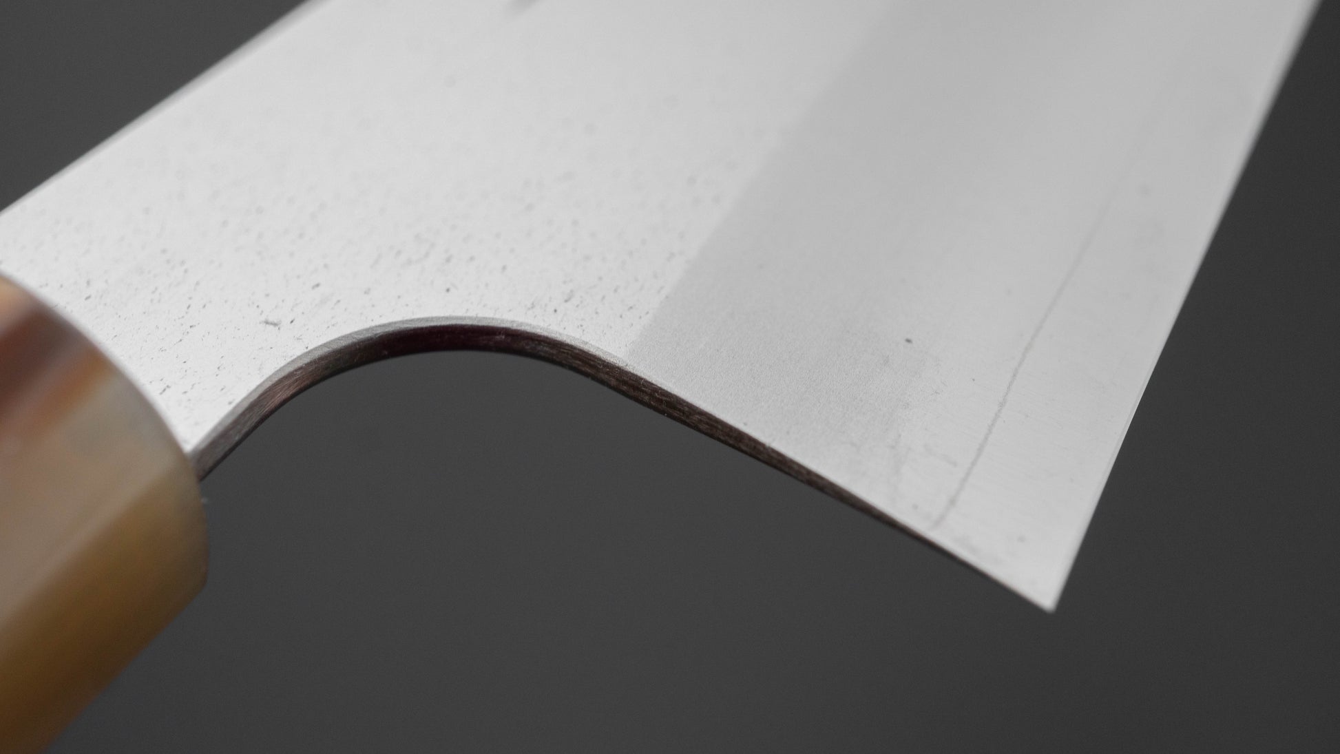 Hitohira Silver #3 Nashiji Gyuto 210mm Ebony Handle