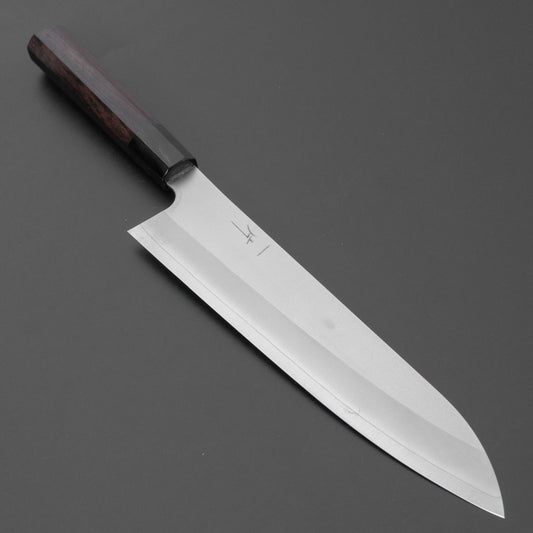 Hitohira Silver #3 Nashiji Gyuto 240mm Ebony Handle
