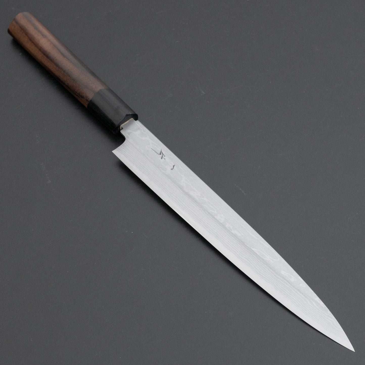 Hitohira Echizen Blue #2 Damascus Yanagiba 210mm Rosewood Handle - HITOHIRA