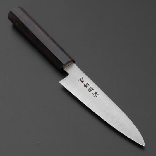 Hitohira Imojiya TH Stainless Petty 120mm Ebony Handle (Wa)