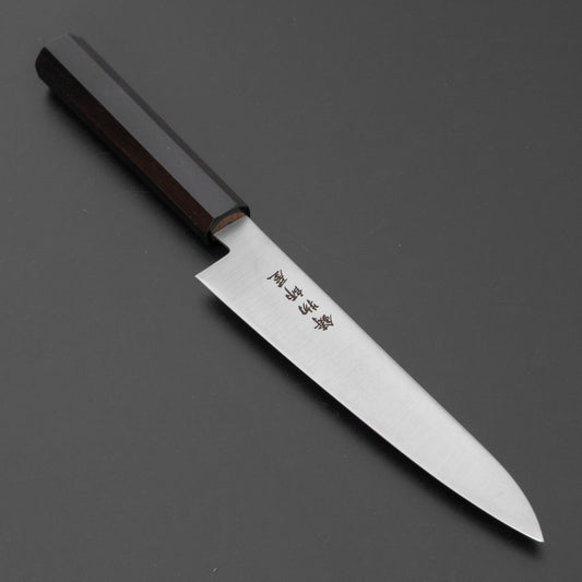 Hitohira Imojiya TH Stainless Petty 150mm Ebony Handle (Wa)
