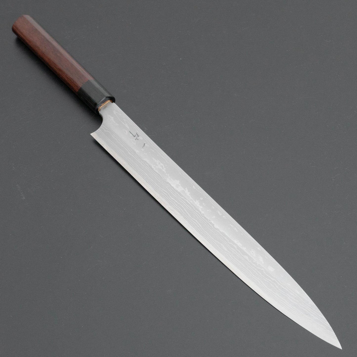 Hitohira Echizen Blue #2 Damascus Yanagiba 300mm Rosewood Handle - HITOHIRA