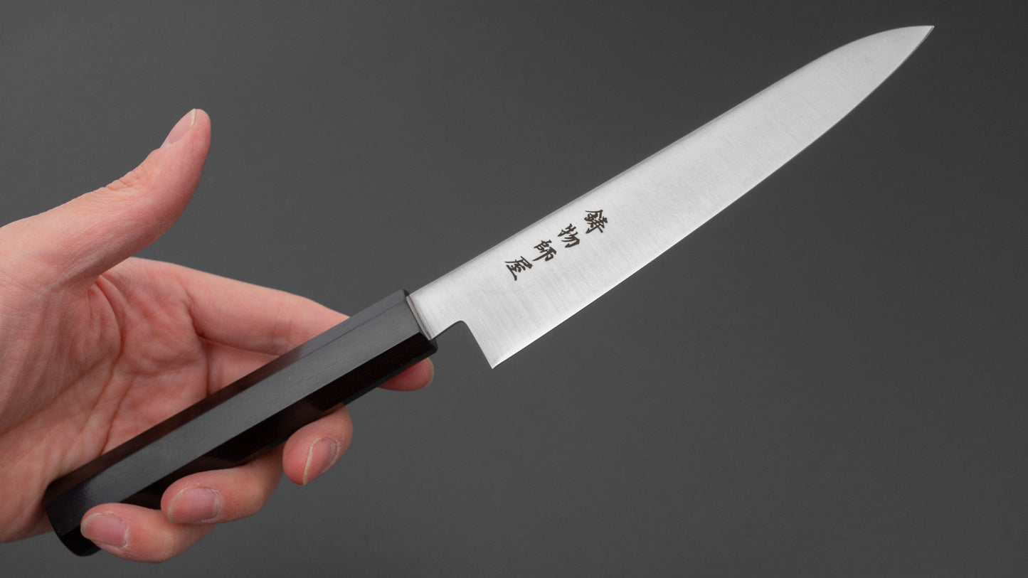 Hitohira Imojiya TH Stainless Petty 150mm Ebony Handle (Wa)