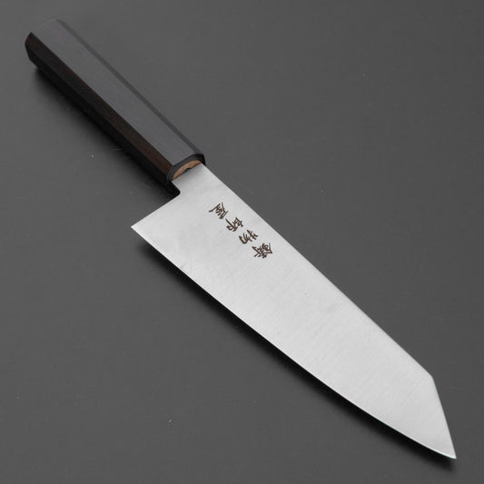 Hitohira Imojiya TH Stainless Bunka 180mm Ebony Handle (Wa)